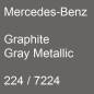 Preview: Mercedes-Benz, Graphite Gray Metallic, 224 / 7224.